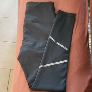 Zella Black Leggings with Silver Accents